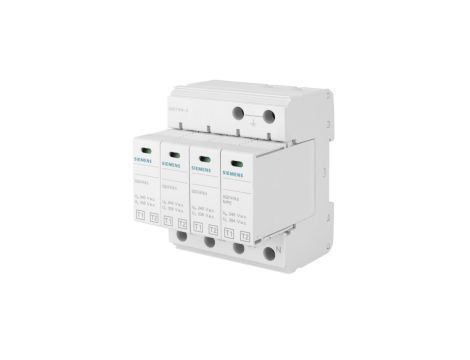 Ogranicznik przepięć Typ T1+T2 3P+N Uc 335V 12,5kA TN-S SENTRON 5SD7414-2