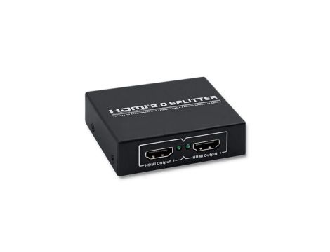 Qoltec Aktywny rozdzielacz Splitter HDMI v. 2.0 1x2