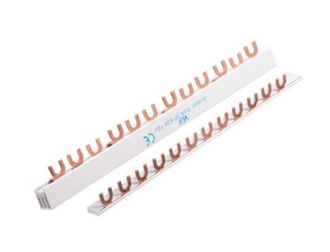 Szyna łączeniowa widełkowa 3P 63A 12 mod. / 10szt.