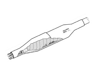 Mufa przejściowa termokurczliwa do kabli 3-żyłowych nieekranowanych, 3,6/6(7,2) kV, SMH3 Pb-RF 50-150 MS6, 427250