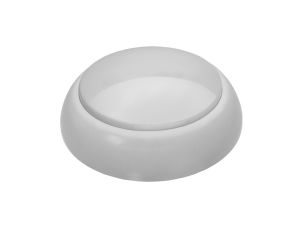 Oprawa KAJKO, E27, 60W, biała-polipropylen, klosz matowy-poliwęglan, IP44, IK10 A2910-MP