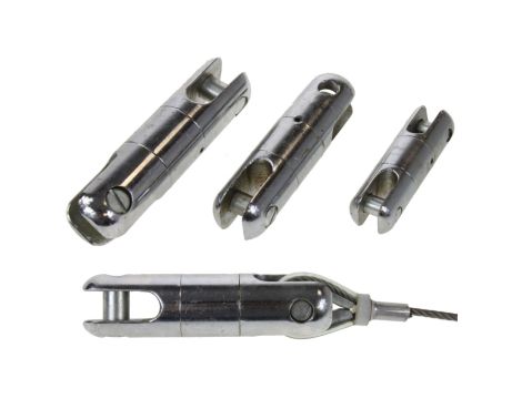 Krętlik kablowy / krętlik do kabli / krętlik do zaciągania kabli z kompensacją obrotów / 10kN - 1tona / KKX-1