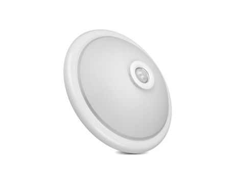 Plafon sufitowy z czujnikiem PIR oraz wymiennym źródłem światła 2x max 40W z trzonkiem E27, 220-240V~ 50/60Hz MCE324