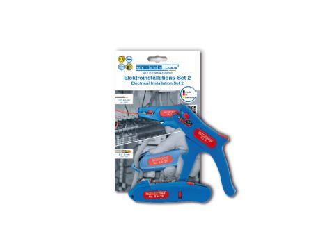 Zestaw do ściągania izolacji WEICON Set 2 / automatyczny ściągacz izolacji 0,2-6 / WEICON NR 5 + NÓŻ DO KABLI S 4-28 /52881002