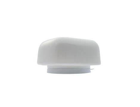 PLAFON G-1, E27, 60W, biała-stal malowana proszkowo, klosz matowy-szkło, mały kwadrat, IP20 G01 G-1