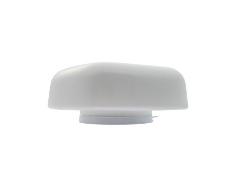 PLAFON G-5/K, 2xE27, 2x40W, biała-stal malowana proszkowo, klosz matowy-szkło, duży kwadrat, IP20 G01 G-5/K