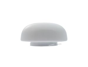 PLAFON G-5/O, 2xE27, 2x40W, biała-stal malowana proszkowo, klosz matowy-szkło, duży okrąg, IP20 G01 G-5/O