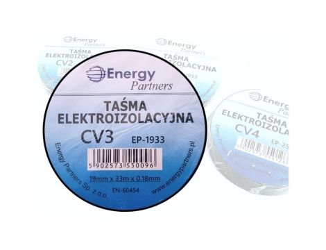 Taśma elektroizolacyjna PCW (19mm x 33m x 0.18mm) czarna