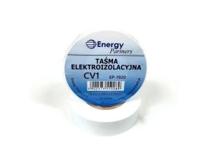 Taśma elektroizolacyjna PCW (19mm x 20m x 0.13mm) biała