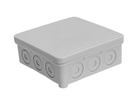 Puszka natynkowa, materiał-polietylen, kolor RAL7035, IP54, 380V, 12 wyjść, z zaciskami 4x6mm K80/T/K