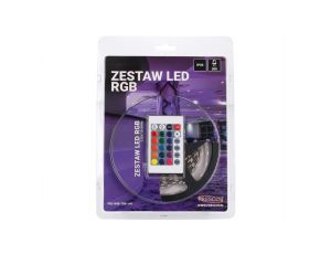 Zestaw led RGB 72W 300led 24key IP20 blister
