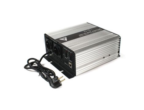 Zasilacz awaryjny (UPS + AVR) 12V UPS-1200SR Sinus 1200W/600W 12V/230V