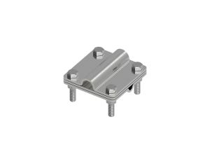 Złącze uniwersalne 3-elem. 80x80 drut8-pręt16 stal nierdzewna 215.6.1 NI 21501605