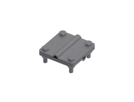 Złącze uniwersalne 3-elem. 80x80 drut8-drut8 stal ocynkowana ogniowo 215.4.1 OG 21501402