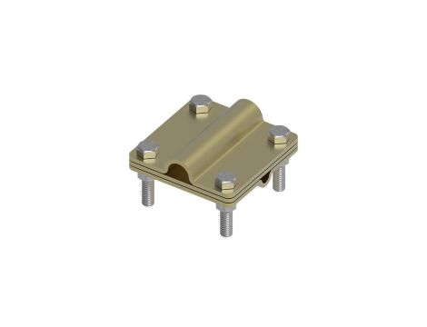 Złącze uniwersalne 3-elem. 80x80 drut8-pręt16 mosiądz 215.6.1 MS 21501610