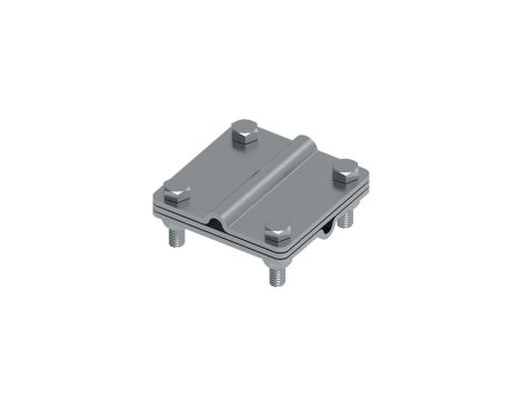 Złącze uniwersalne 3-elem. 80x80 drut8-drut8 stal ocynkowana galwanicznie 215.4.1 OC 21501401