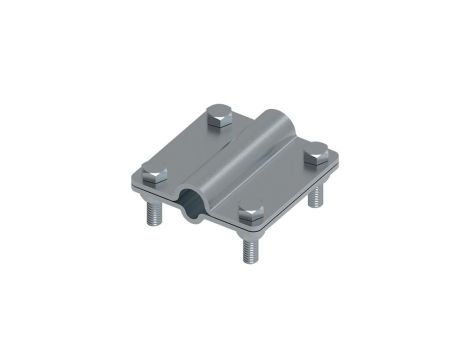 Złącze uniwersalne 2-elem. 80x80 drut8-pręt16 stal ocynkowana galwanicznie 215.6 OC 21500601