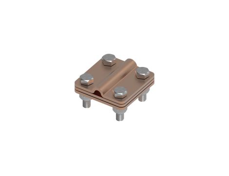 Złącze uniwersalne 3-elem. 60x60 bednarka-drut8 miedź 214.2.1 CU 21401203