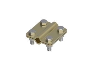 Złącze uniwersalne 2-elem. 60x60 drut8-drut8 mosiądz 214.4 MS 21400410