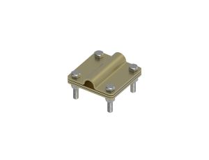 Złącze uniwersalne 3-elem. 80x80 bednarka-pręt16 mosiądz 215.3.1 MS 21501310