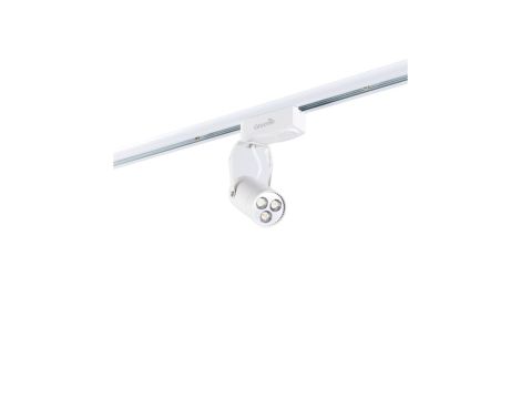 Greenie Reflektor szynowy LED 3x1Power LED 4W - Biały barwa zimna, RS1B04CW