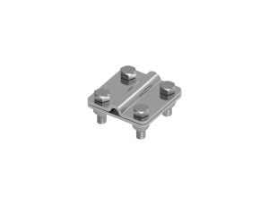 Złącze uniwersalne 2-elem. 60x60 bednarka-drut8 stal nierdzewna 214.2 NI 21400205