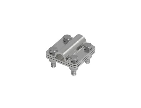 Złącze uniwersalne 3-elem. 60x60 bednarka-pręt16 stal nierdzewna 214.3.1 NI 21401305