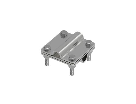 Złącze uniwersalne 3-elem. 80x80 pręt16-pręt16 stal nierdzewna 215.5.1 NI 21501505