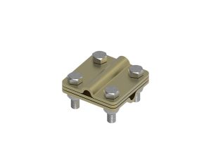 Złącze uniwersalne 3-elem. 60x60 drut8-drut8 mosiądz 214.4.1 MS 21401410