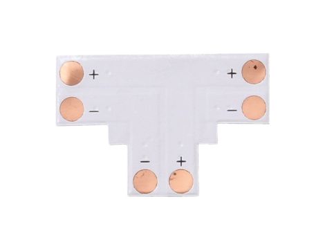 Złączka do taśmy led mono 8mm PCB T
