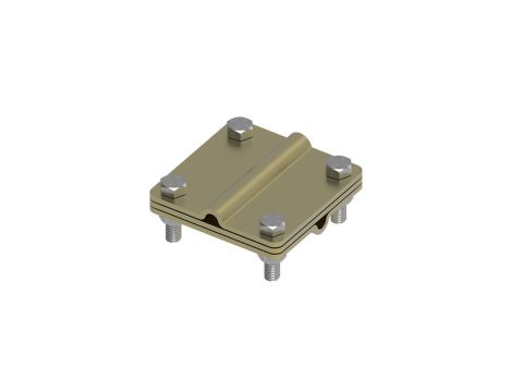 Złącze uniwersalne 3-elem. 80x80 drut8-drut8 mosiądz 215.4.1 MS 21501410