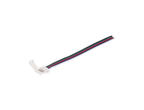 Złączka do taśmy led rgbw 10mm taśma-przewód