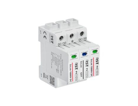 Ogranicznik przepięć T1+T2 DC, RST Solar PV T1+T2 G 1000V DC 641 402