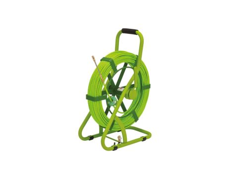 Włókno na stojaku / Wciągarka do kabli i przewodów / Stalka 6mm / 50m / KLAUKE GREENLEE 6/50 / 52074658 / MADE IN USA