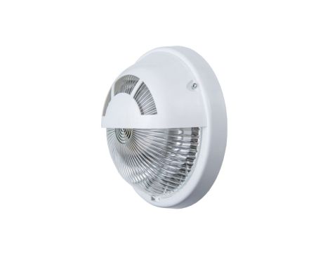 Oprawa EMOTION, E27 z czujnikiem ruchu HF, 60W, biała-polipropylen, klosz przeźroczysty-poliwęglan, IP44, IK10, A2250-P-HF