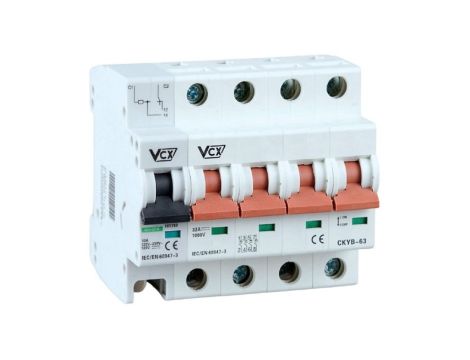 Rozłącznik izolacyjny z wyzwalaczem wzrostowym 4P 32A 1000V DC