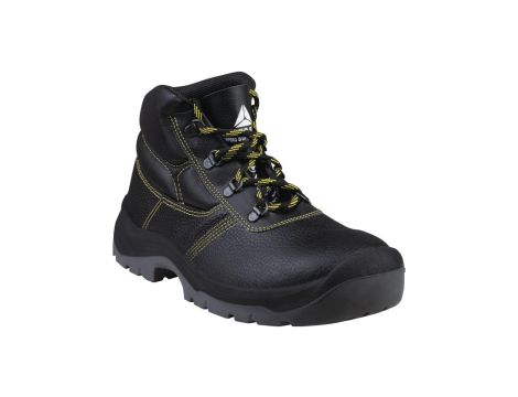 Trzewiki ze skórzanego kruponu barwionego czarne rozmiar 36 JUMPER3 S1P SRC JUMP3SPNO36