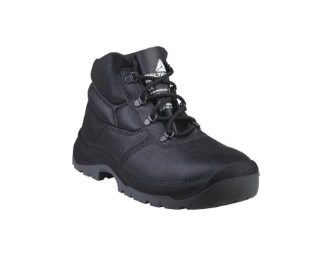 Trzewiki ze skórzanego kruponu barwionego czarne rozmiar 45 JUMPER3 S1 SRC JUMP3S1NO45