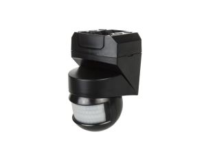 Ścienny czujnik ruchu zmierzchu 180 + 360 2000W MCE295 czarny