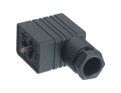 Gniazdo kablowe zaworowe przyłączeniowe typ B zgodnie z przemysłowym standardem 2 + PE GM 209 NJ schwarz