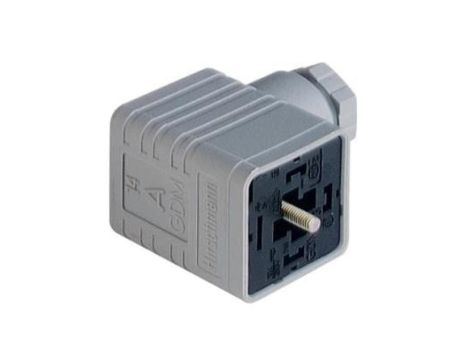 Gniazdo kablowe ze śrubą centralną M3x35 3 + PE PG 9 Typ A GDM 3009 grau