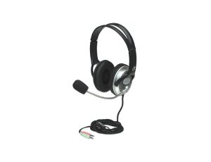 Słuchawki Komputerowe Classic Stereo z Mikrofonem Jack 3.5mm