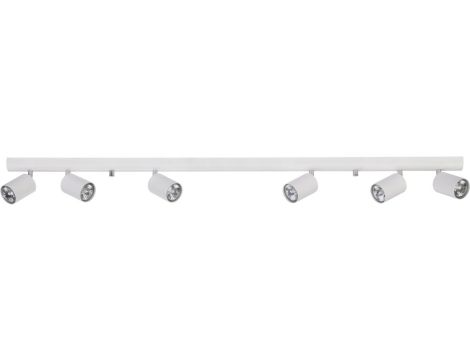 Oprawa punktowa max 6x10W led GU10 230V biała EYE SPOT WHITE 6607
