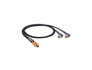 Kabel konfekcjonowany-rozdzielacz złącza męskie M12 Duo/M12 męski M12 żeński czarny PUR ASB 2-RST 5-228/0,2-RKT 5-228/1,5 M