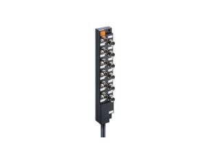 Koncentrator aktuator/sensor z wskaźnikiem funkcyjnym i operacyjnym LED 12-portowy gniazda M8 3-pinowy ASBM 12/LED 3-347/5 M