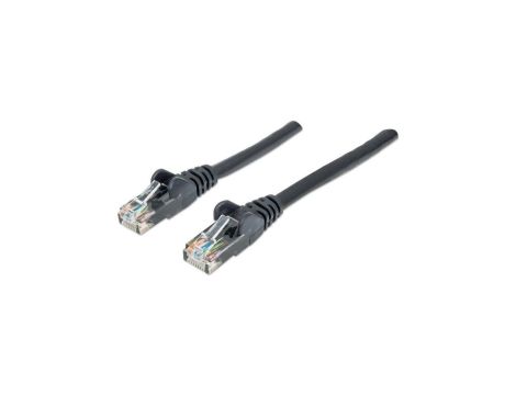 Patchcord Cat5E UTP 3,0M Czarny 100 Miedź 320764
