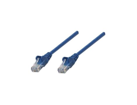 Patch Cord Cat5E UTP 0,5M Niebieski 100 Miedź 318129