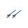 Patch Cord Cat5E UTP 0,5M Niebieski 100 Miedź 318129