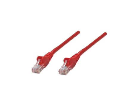 Patch Cord Cat5E UTP 1,0M Czerwony 100 Miedź 318952