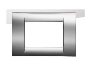 VIRINA Ramka pojedyncza 6 modułów pozioma chrom GW22256 /opak. 8/